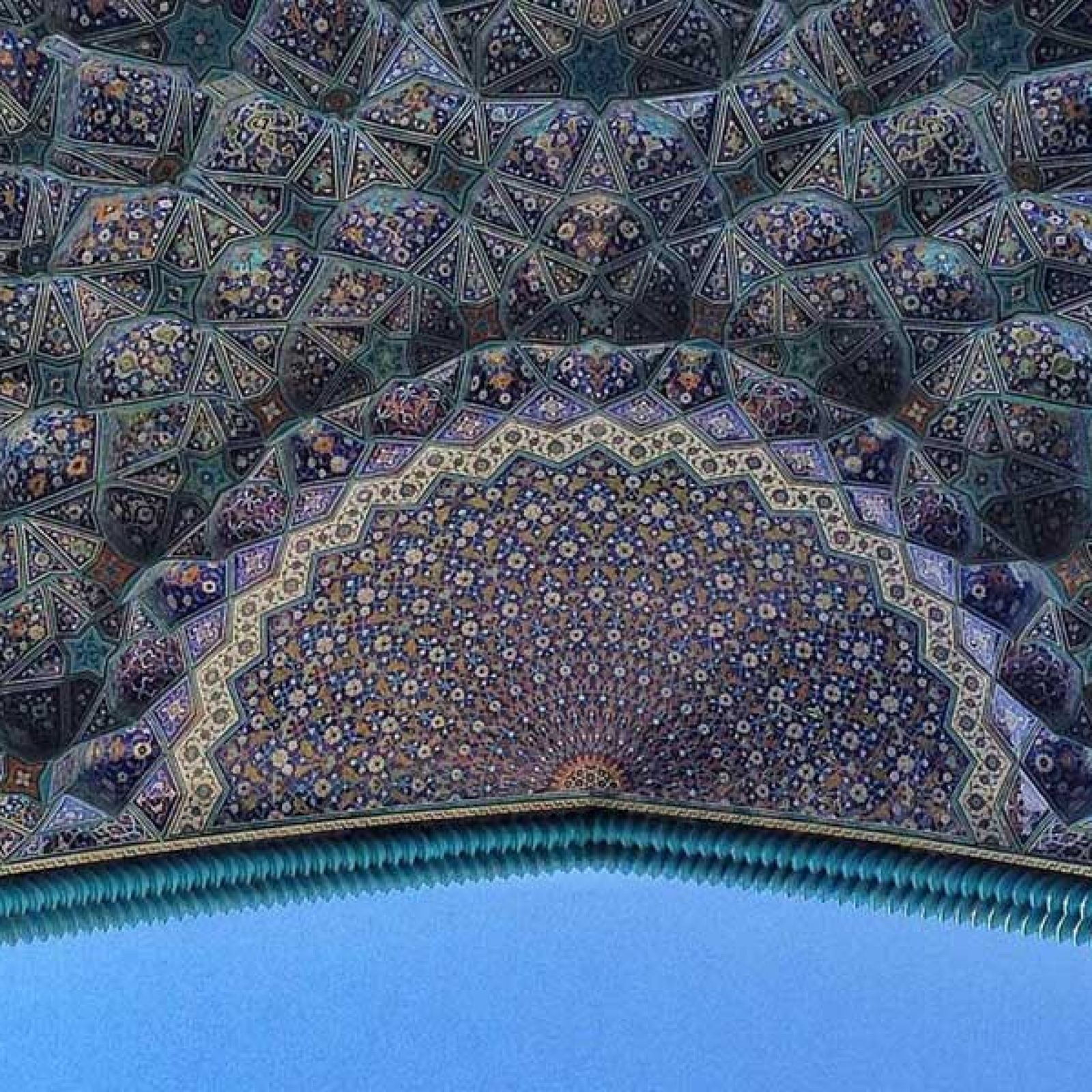 Intricate Persian dome interior