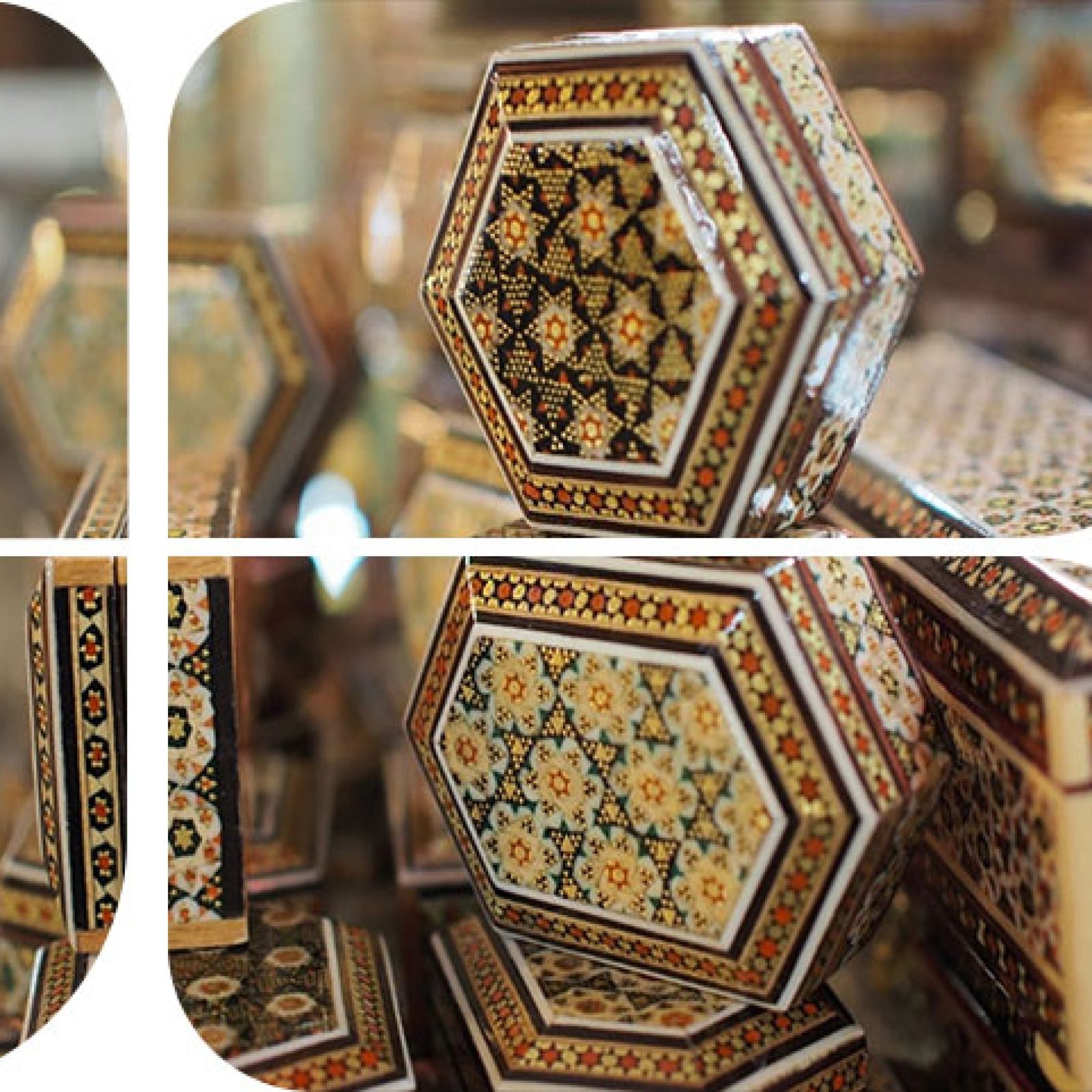 Khatamkari marquetry inlay work