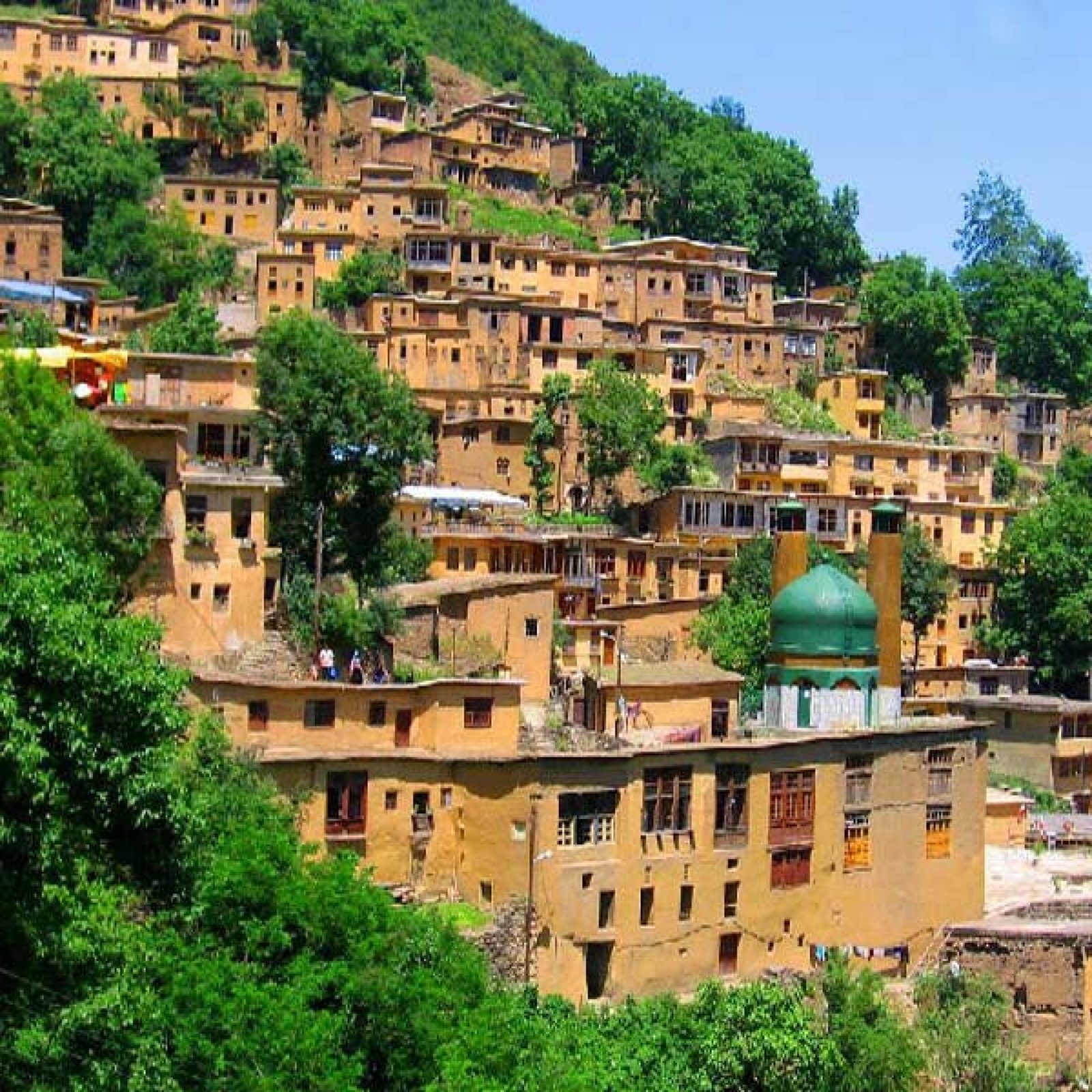 Masuleh stepped village in the Caspian highlands